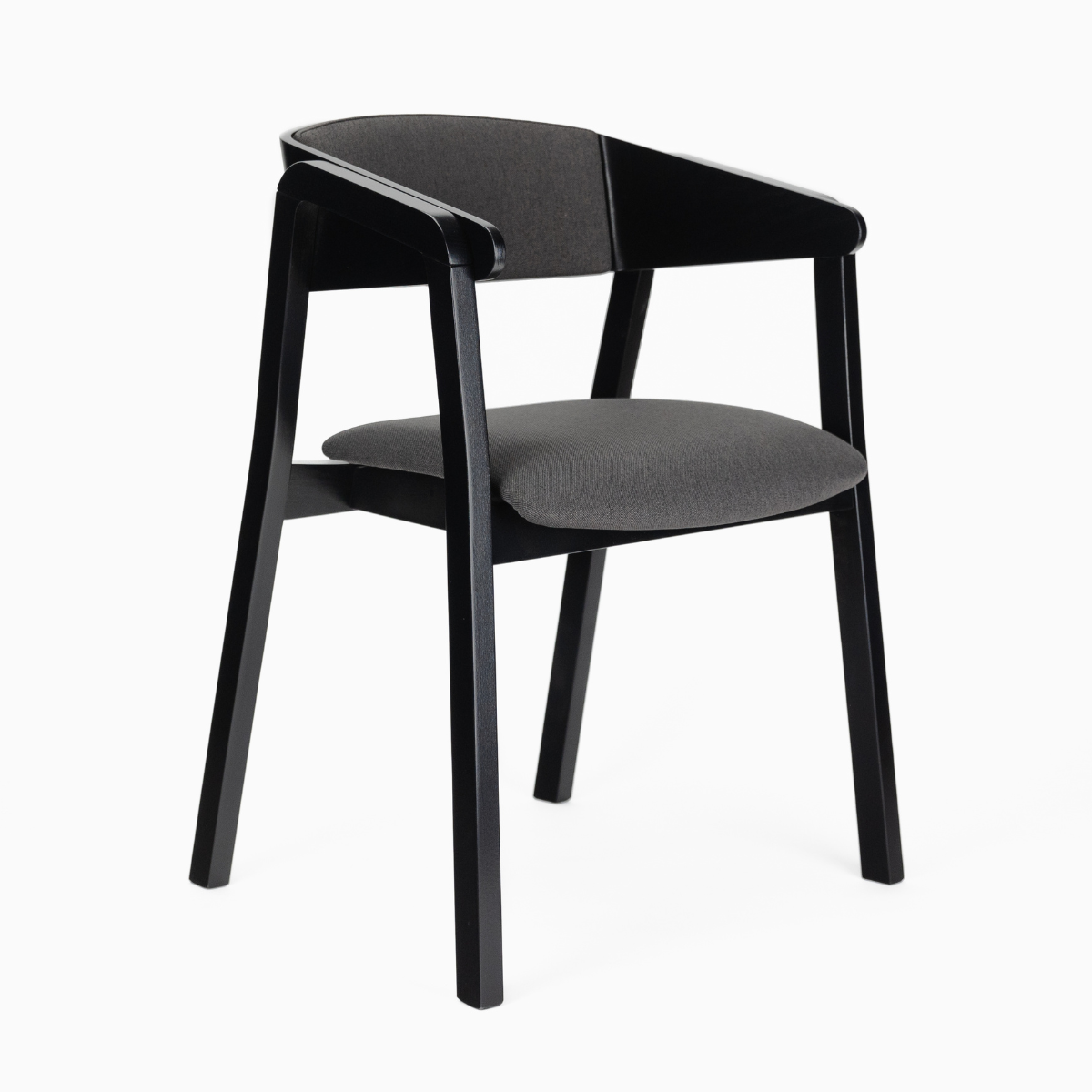 MR ZOE Black elegant Wooden indoor chair